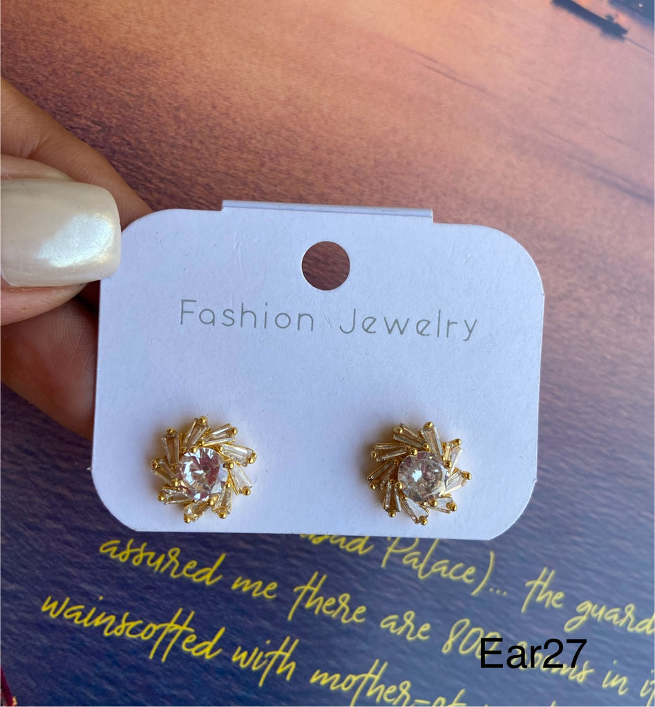 Simple earring plated only 40EGP (ear27)