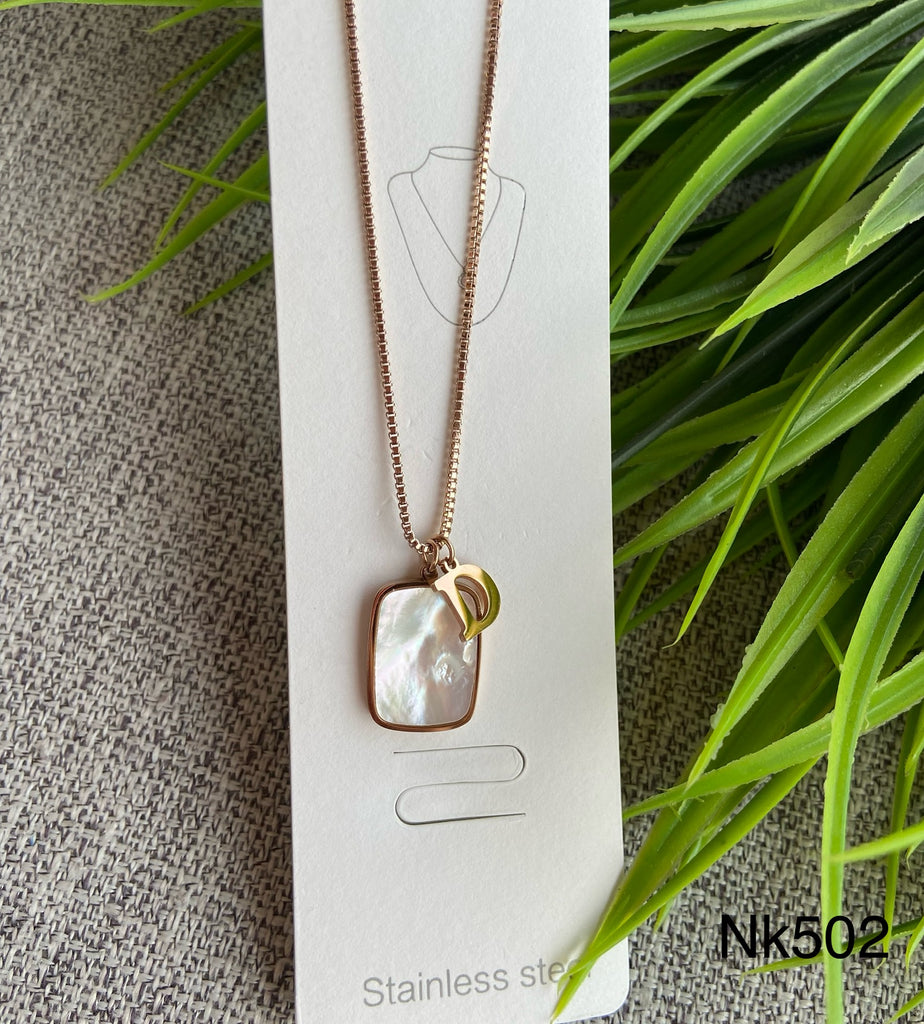 short necklace plated never change color only 50 EGP (nk502)