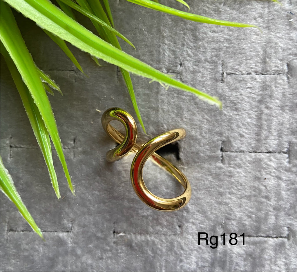 خاتم stainless steel free size ينفع كل المقاسات السعر ٣٠ (rg181)