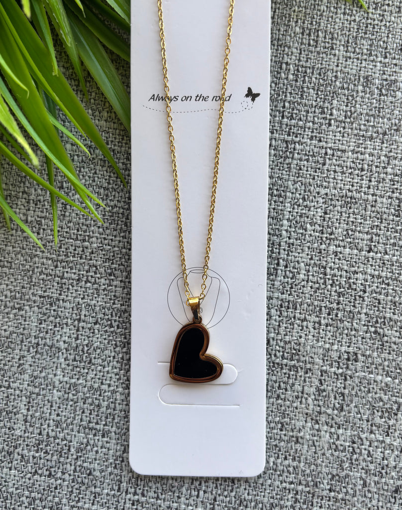 سلسلة stainless steel شكل قلب السعر ٣٠