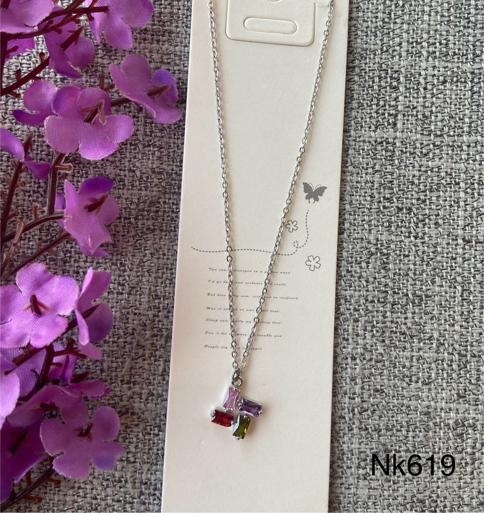 short necklace plated never change color only 50 EGP (nk619)