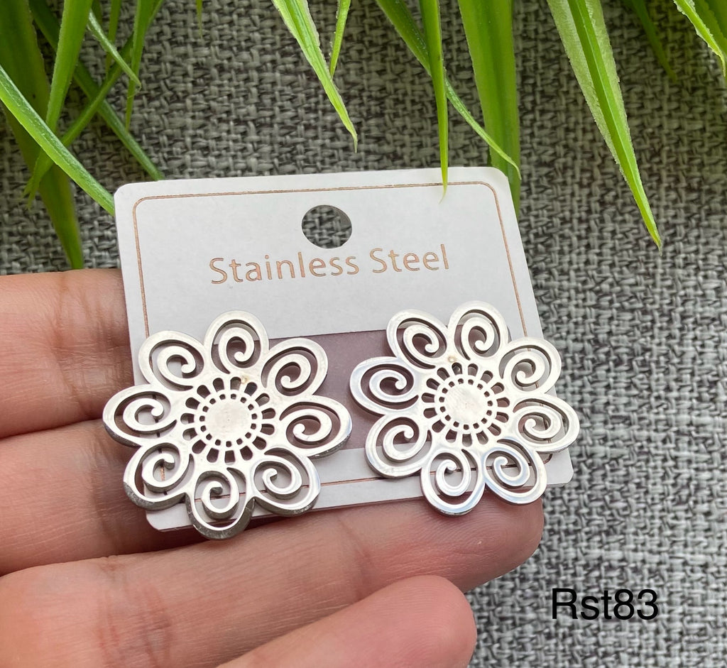 حلق stainless steel ستانلس مش بيغيير لون السعر ٤٠ (rst83)