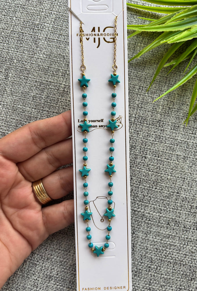 سلسلة stainless steel السعر ٨٠ نجوم ازرق