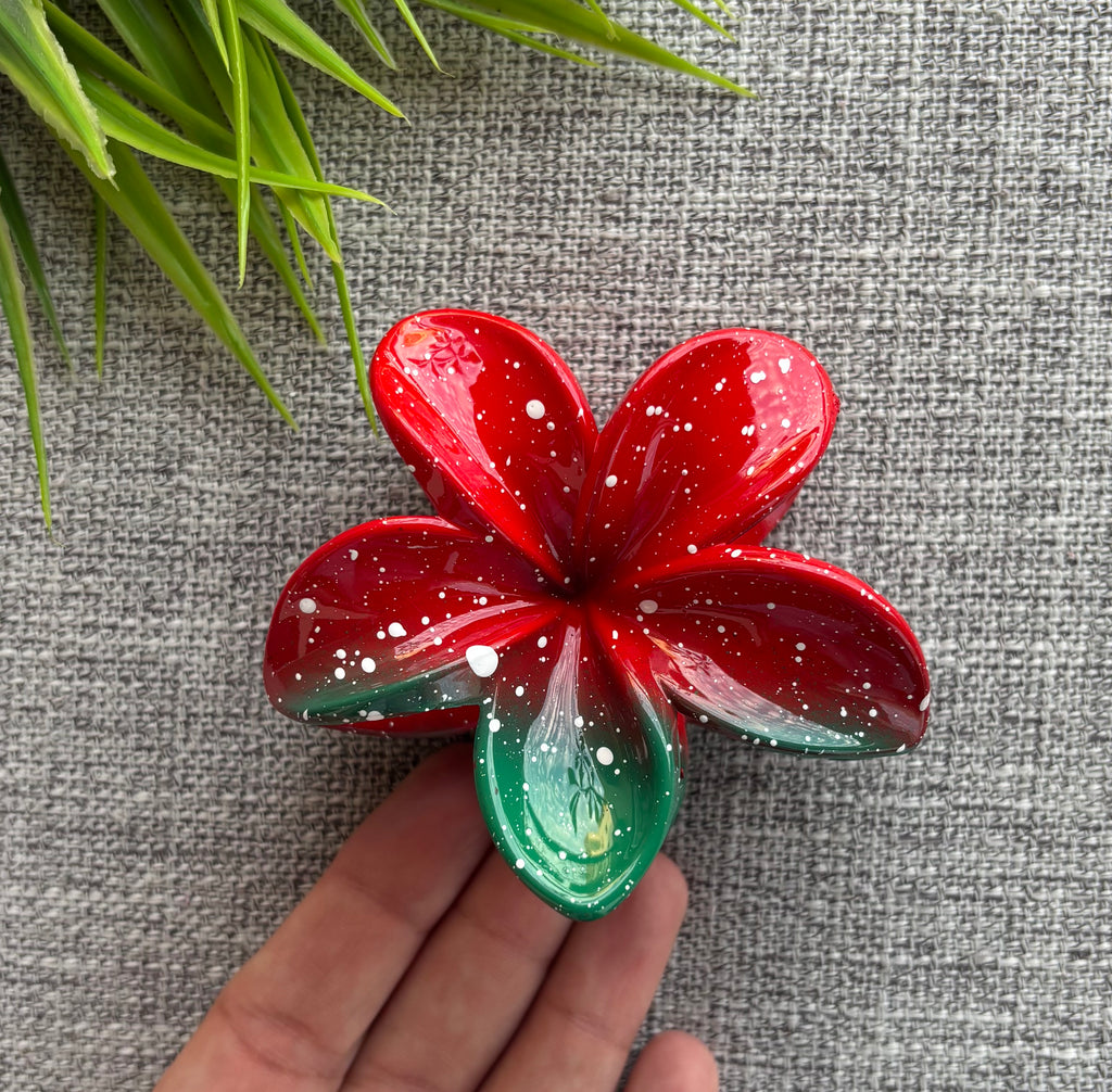 قفاش حجم كبير شكل وردة الوان كريسماس السعر ١٥