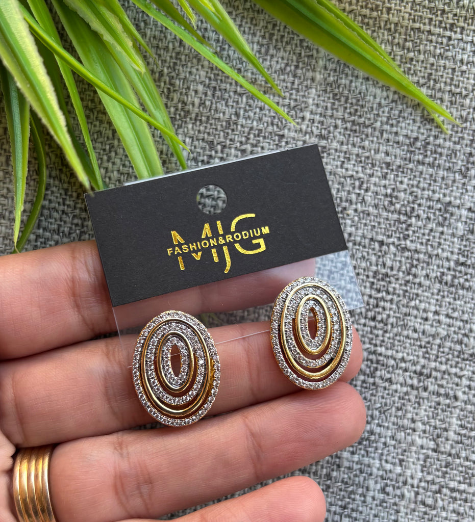 حلق سواريه gold plated السعر ١١٠