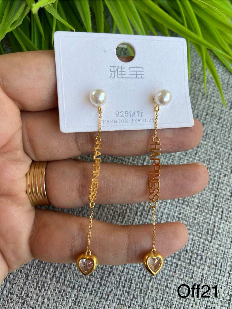 Simple earring plated only 40EGP (off21)