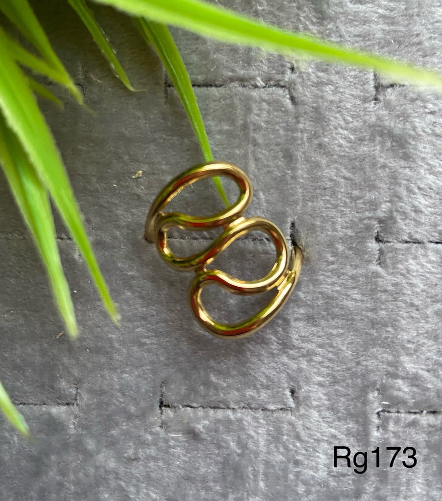خاتم stainless steel free size ينفع كل المقاسات السعر ٣٠ (rg173)