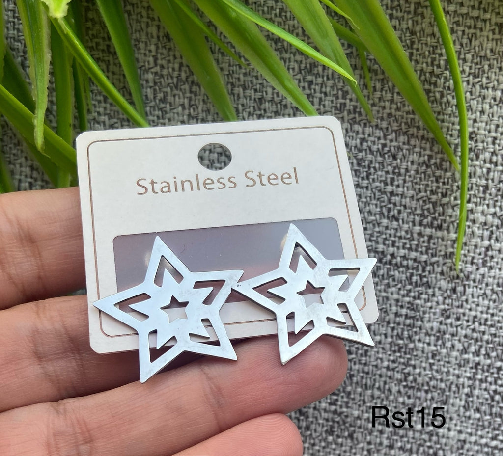 حلق stainless steel ستانلس مش بيغيير لون السعر ٤٠ (rst15)