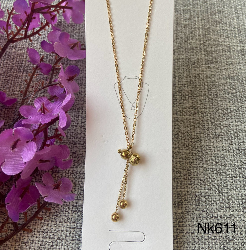 short necklace plated never change color only 50 EGP (nk611)