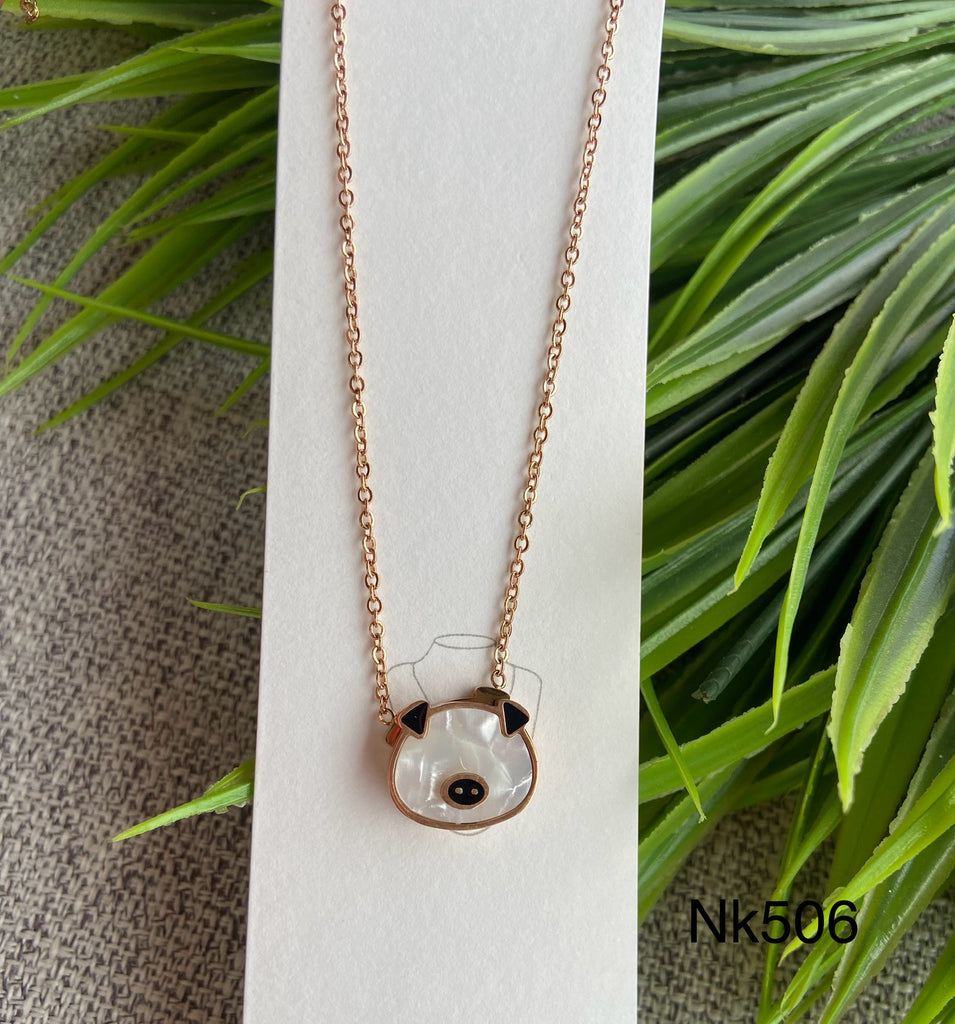 short necklace plated never change color only 50 EGP (nk506)