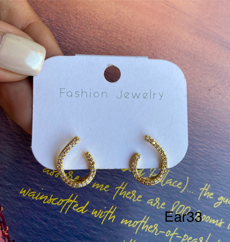 Simple earring plated only 40EGP (ear33)