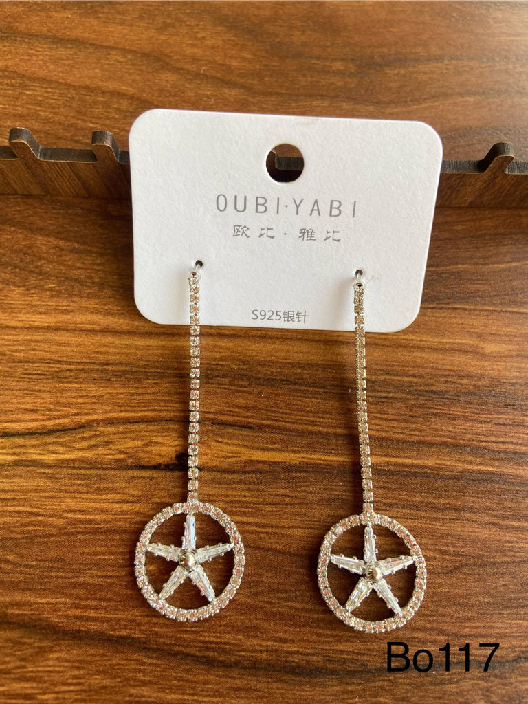 Simple earring plated only 40EGP (bo117)