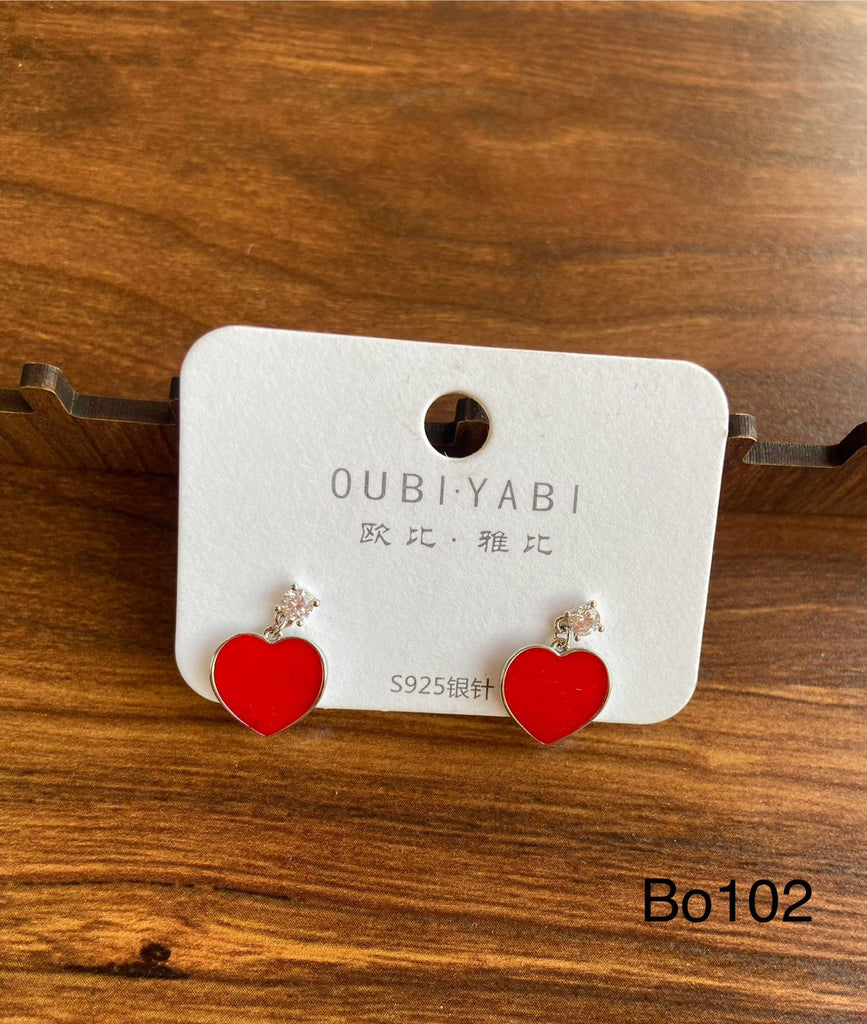 Simple earring plated only 40EGP (bo102)