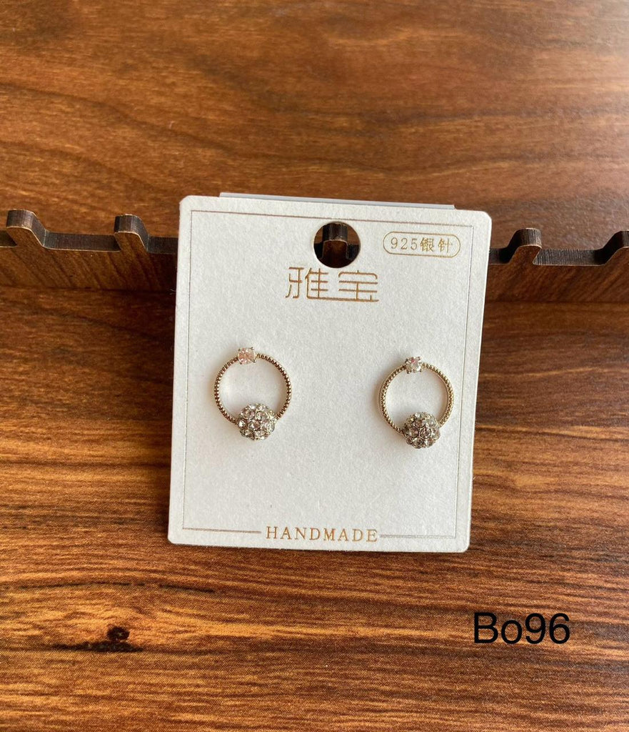 Simple earring plated only 40EGP (bo96)