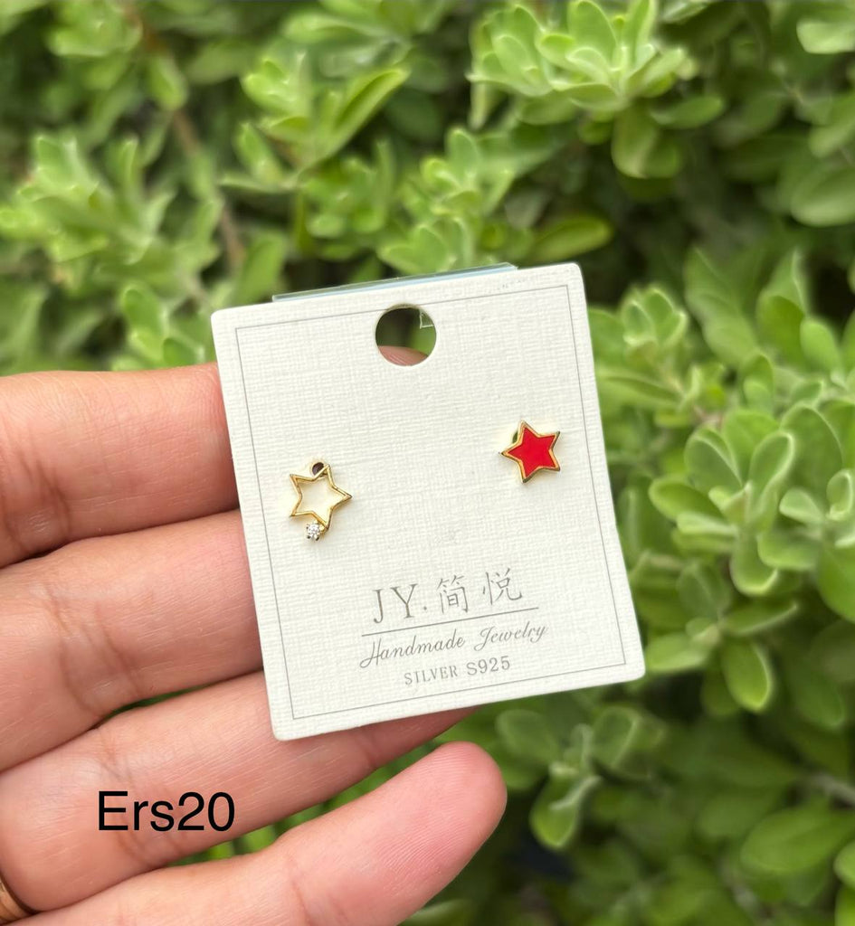 حلق فضة silver s925 السعر ٣٠ 🔥🔥 (ers20)