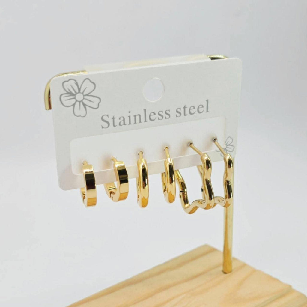 ٣ حلق stainless steel ستانليستيل تحفة🔥🔥🔥

السعر ٧٥ وردة