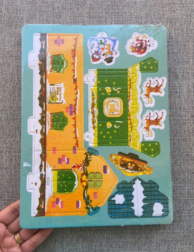 باذل 3D puzzle اشكال كريسماس السعر ٣٥
