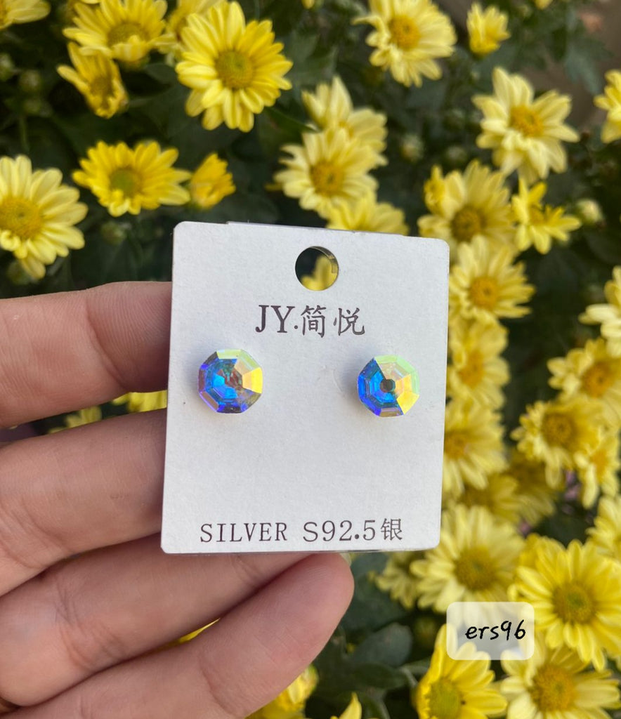 حلق فضة silver s925 السعر ٢٠ بدل ٣٥ 🔥🔥 (ers96)