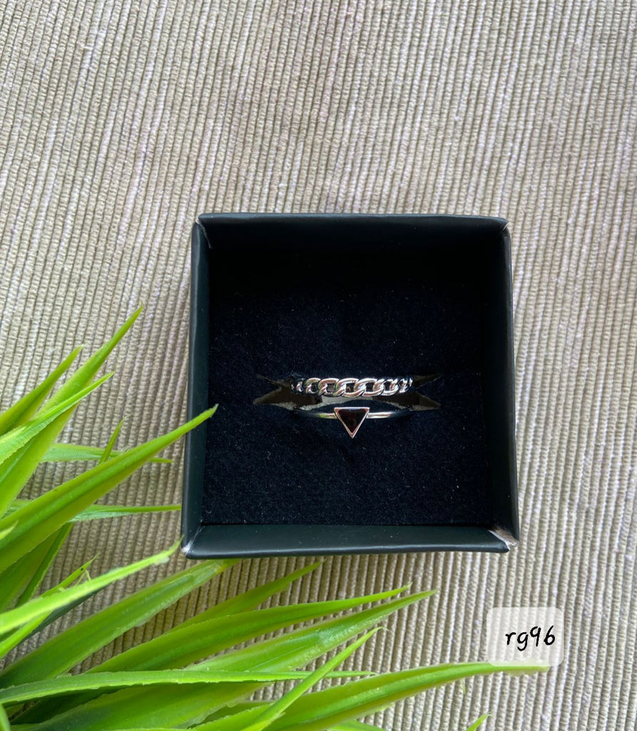 خاتم مش بيغيير لون free size السعر ٢٠ (rg96)