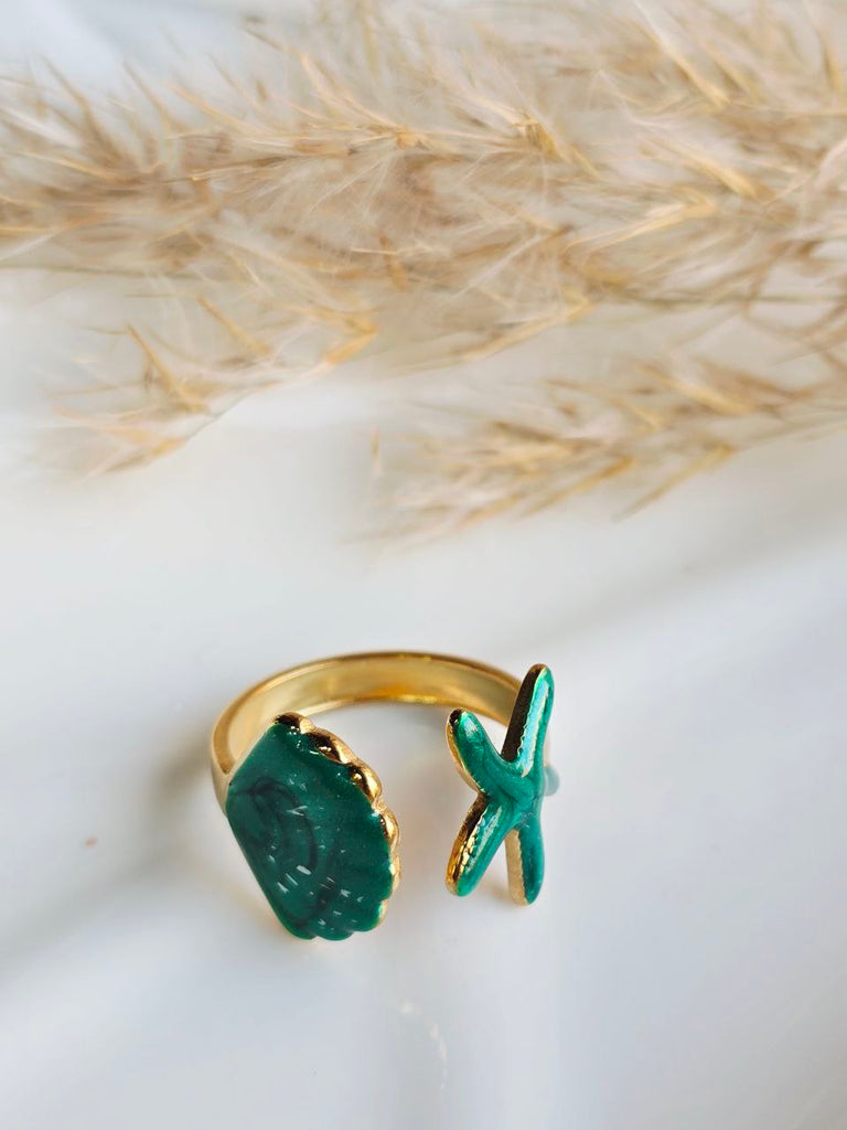 خاتم ستانليستيل صدف🔥🔥
فري سايز شكل نجمة و ودعة

السعر ٣٥