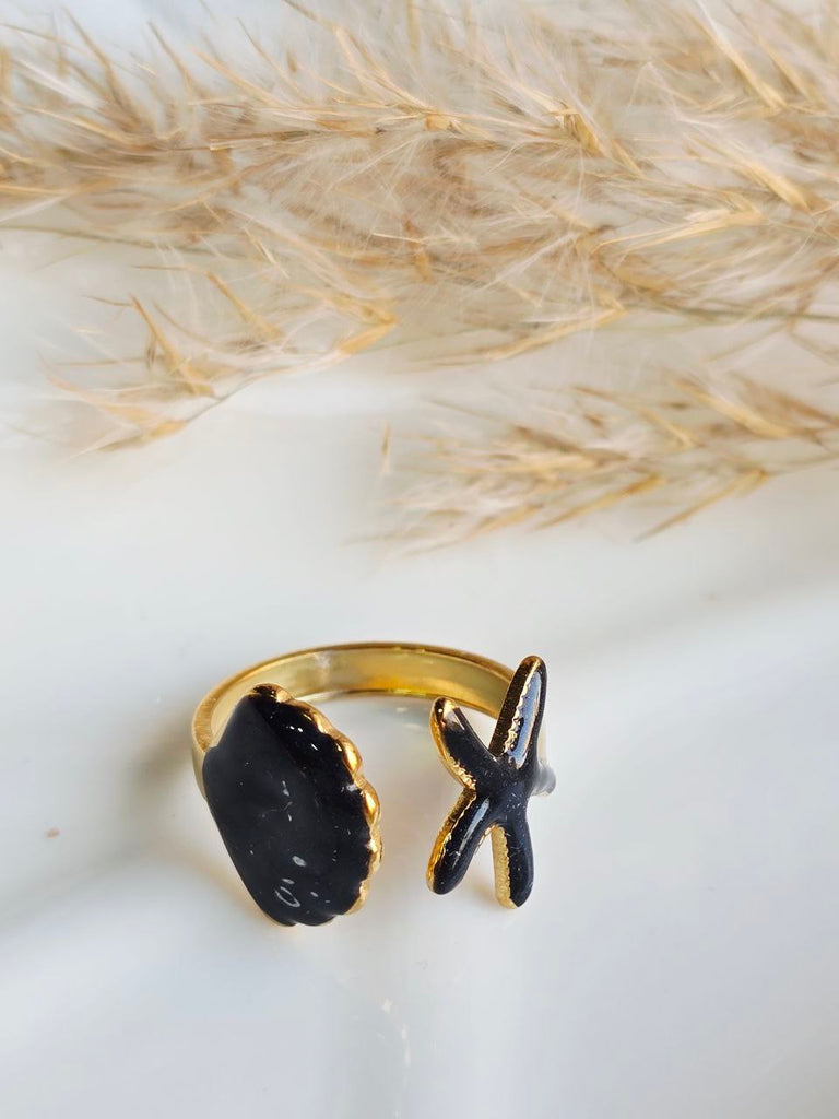 خاتم ستانليستيل صدف🔥🔥
فري سايز شكل نجمة و ودعة

السعر ٣٥