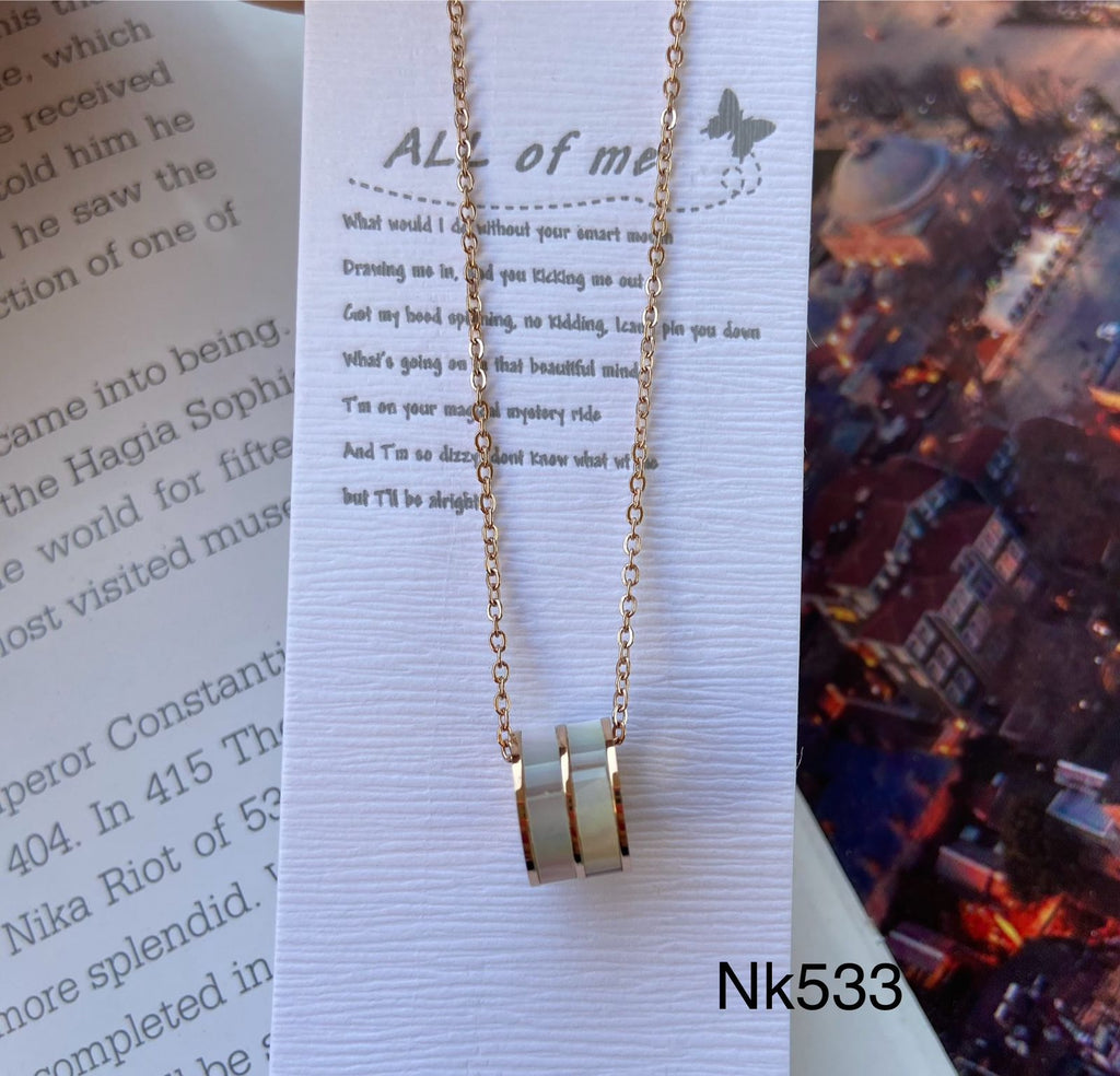 short necklace plated never change color only 50 EGP (nk533)