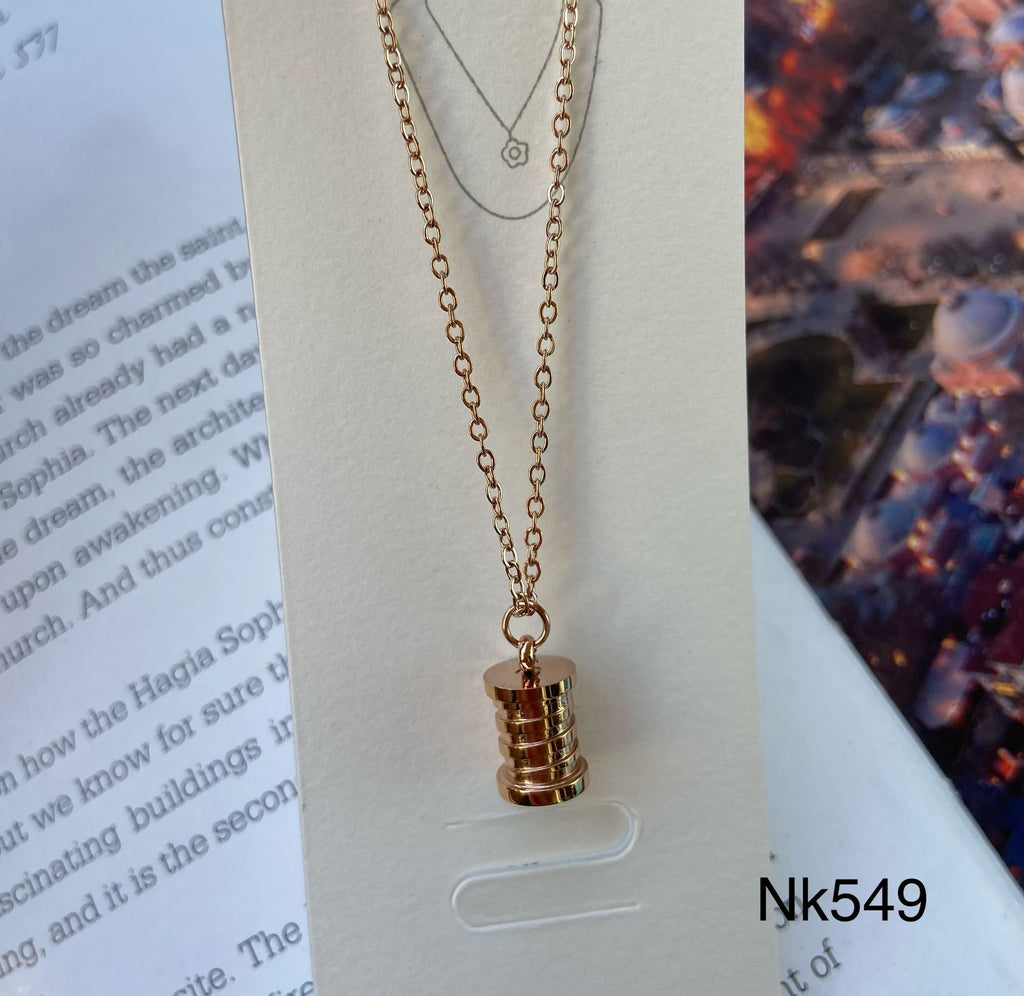 short necklace plated never change color only 50 EGP (nk549)