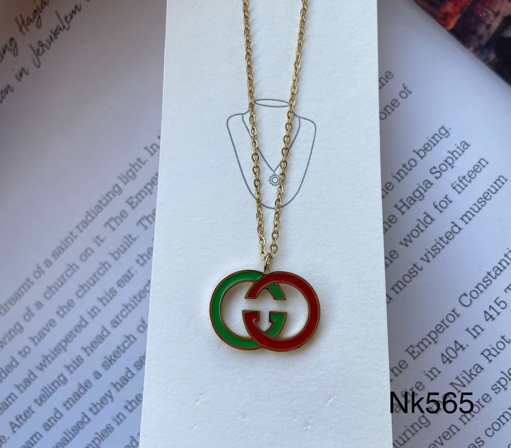 short necklace plated never change color only 50 EGP (nk565)