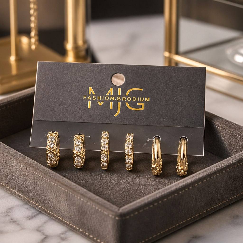 كارت ٣ حلق gold plated ✨️
السعر ١٢٠ تكة طارة دهبي فصوص