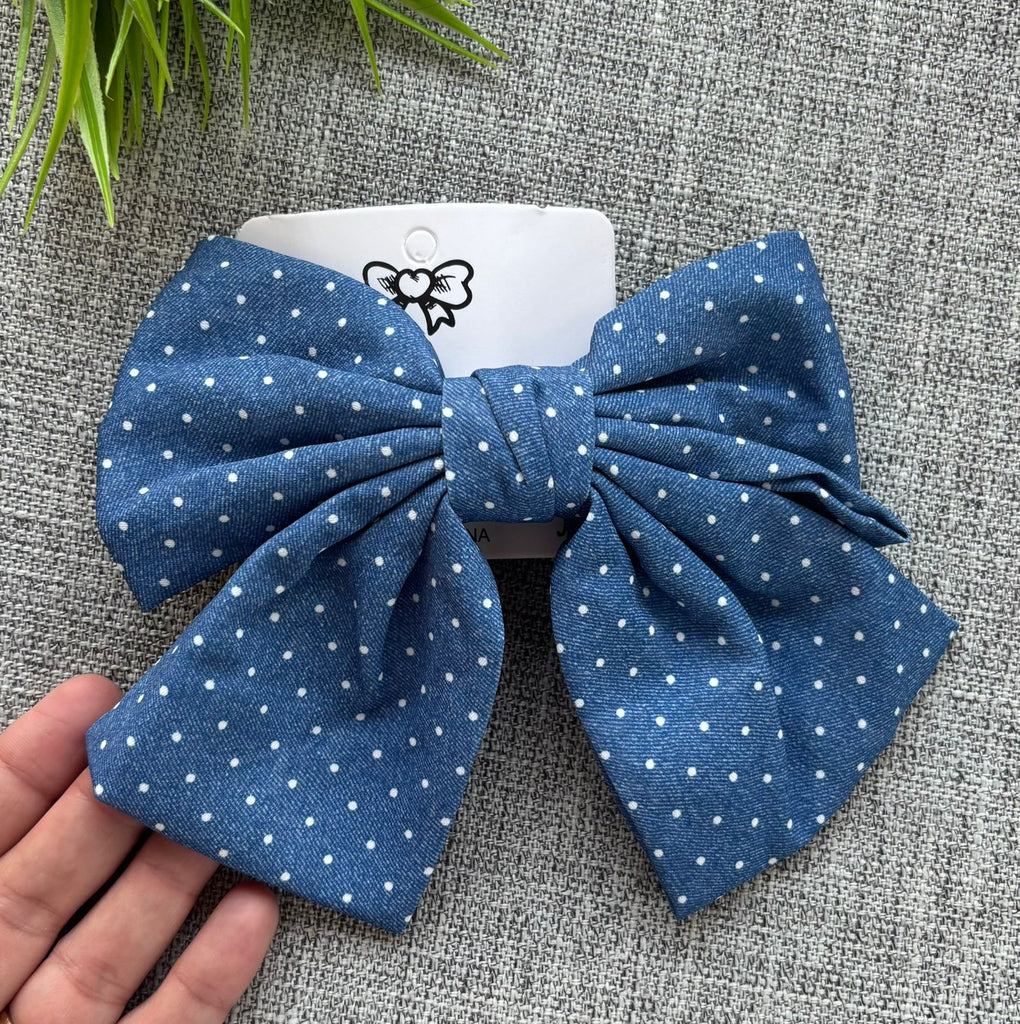 توكة فيونكة كلبس حجم كبير الوان جينز منقط السعر ٣٠