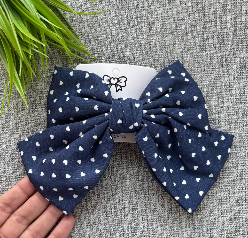 توكة فيونكة كلبس حجم كبير الوان جينز منقط قلوب السعر ٣٠