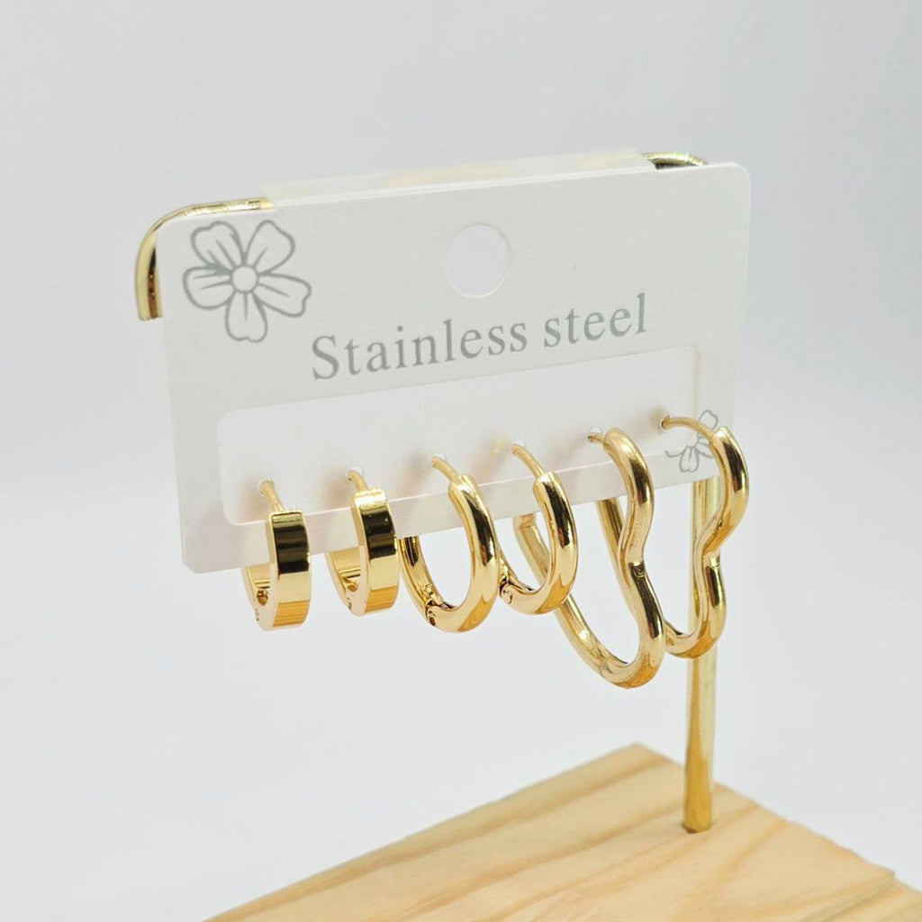 ٣ حلق stainless steel ستانليستيل تحفة🔥🔥🔥

السعر ٧٥ قلب