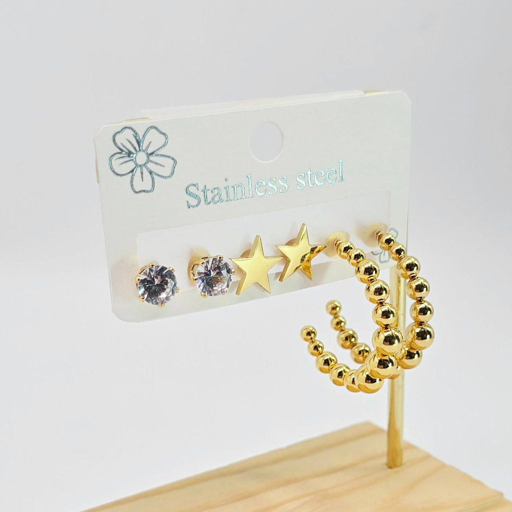 ٣ حلق stainless steel ستانليستيل تحفة🔥🔥🔥

السعر ٧٥