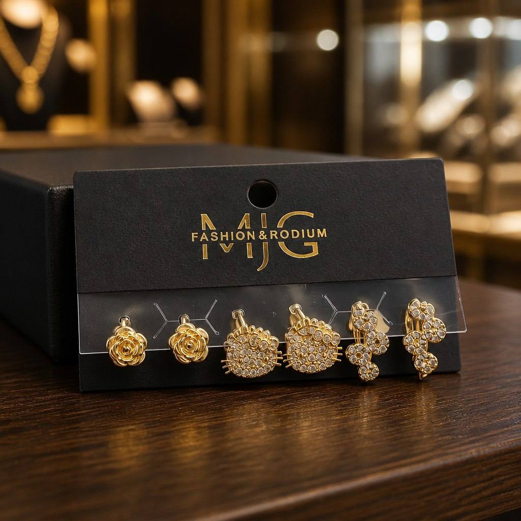 كارت ٣ حلق gold plated ✨️
السعر ١٢٠ وردة دهبي