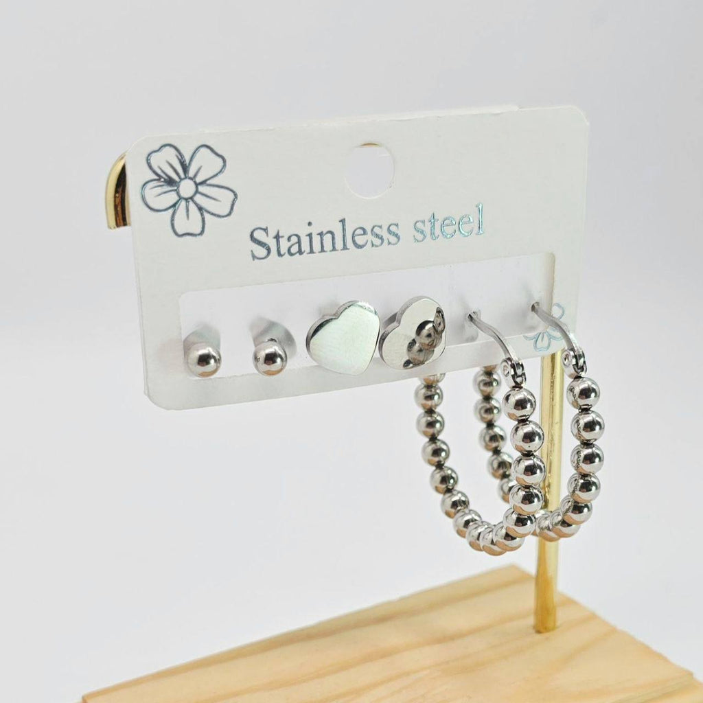 ٣ حلق stainless steel ستانليستيل تحفة🔥🔥🔥

السعر ٧٥
