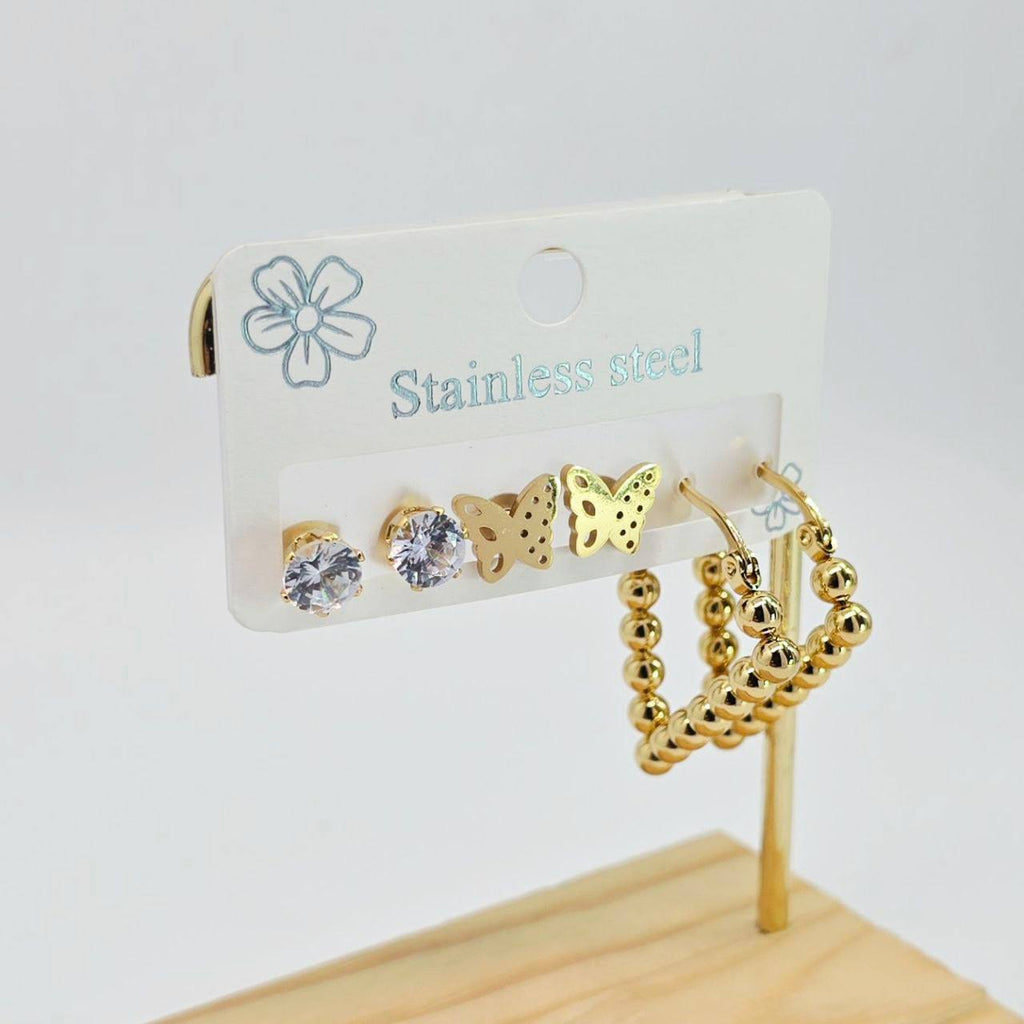 ٣ حلق stainless steel ستانليستيل تحفة🔥🔥🔥

السعر ٧٥ فراشة
