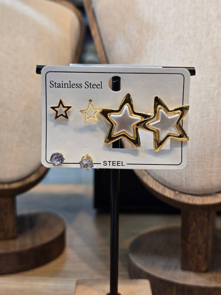 حلق stainless steel مجاميع✨
السعر ٦٠🔥🔥🔥