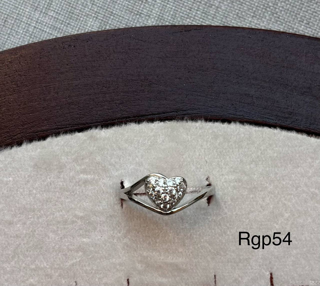 خاتم مطلي بلاتين free size السعر ٤٥ (rgp54)