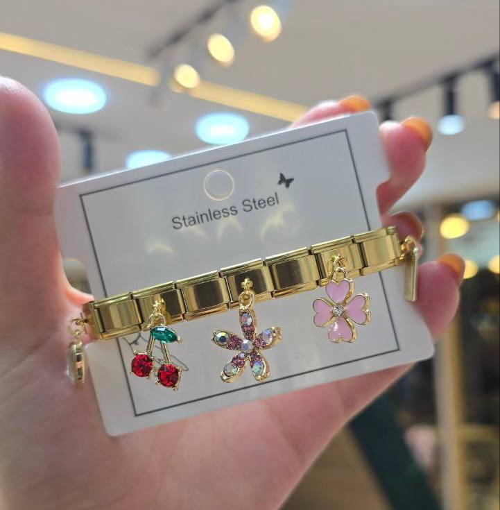 Stainless_steel Italian breclets ✨
السعر ١٠٠🔥🔥