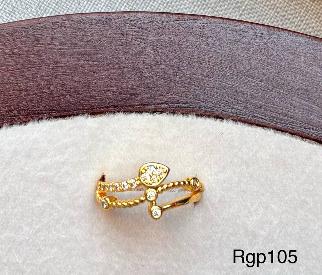 خاتم  free size 
gold plated ❤️🔥🔥
السعر ٤٥ (rgp105)