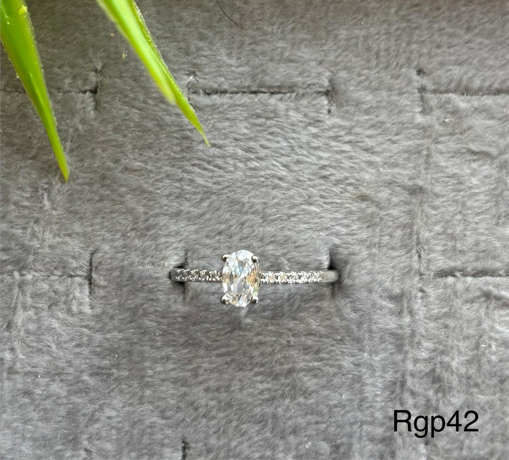 خاتم مطلي بلاتين free size السعر ٤٠ (rgp42)
