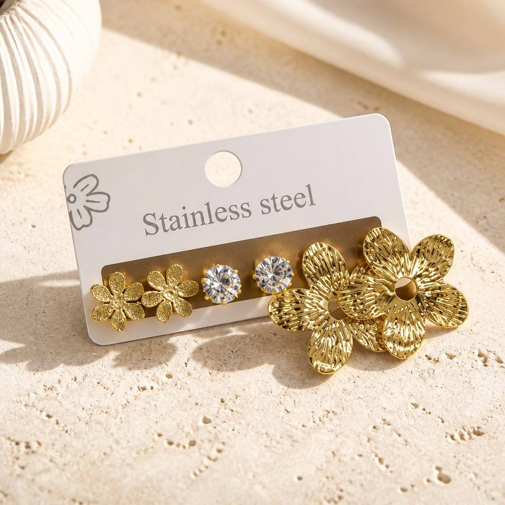 حلق مجموعه Stainless_steel✨
السعر ٦٠ وردة