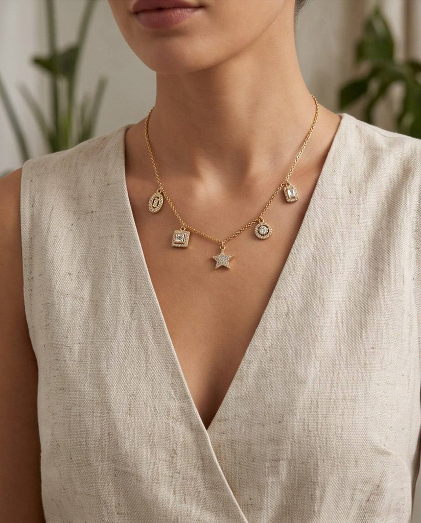 سلسله Stainless_steel الدلايه gold plated✨
السعر ١٢٠