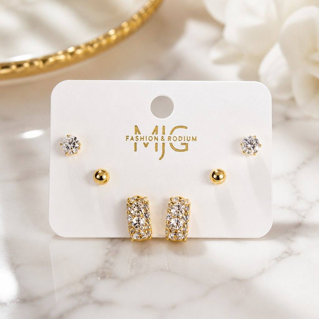 حلق مجموعه gold plated✨❤️
السعر ٦٥