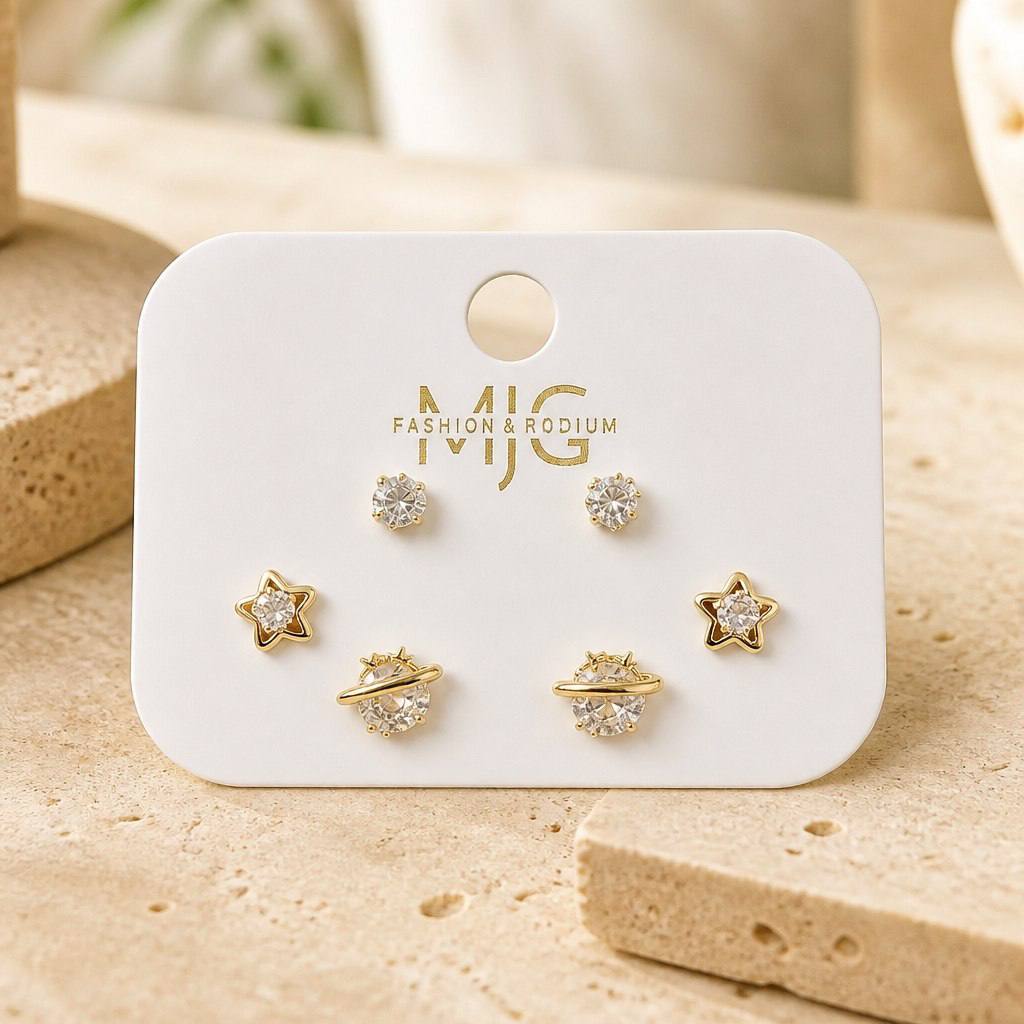 حلق مجموعه gold plated✨❤️
السعر ٦٥