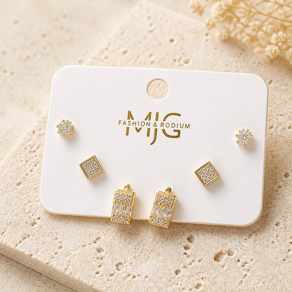 حلق مجموعه gold plated✨❤️
السعر ٦٥