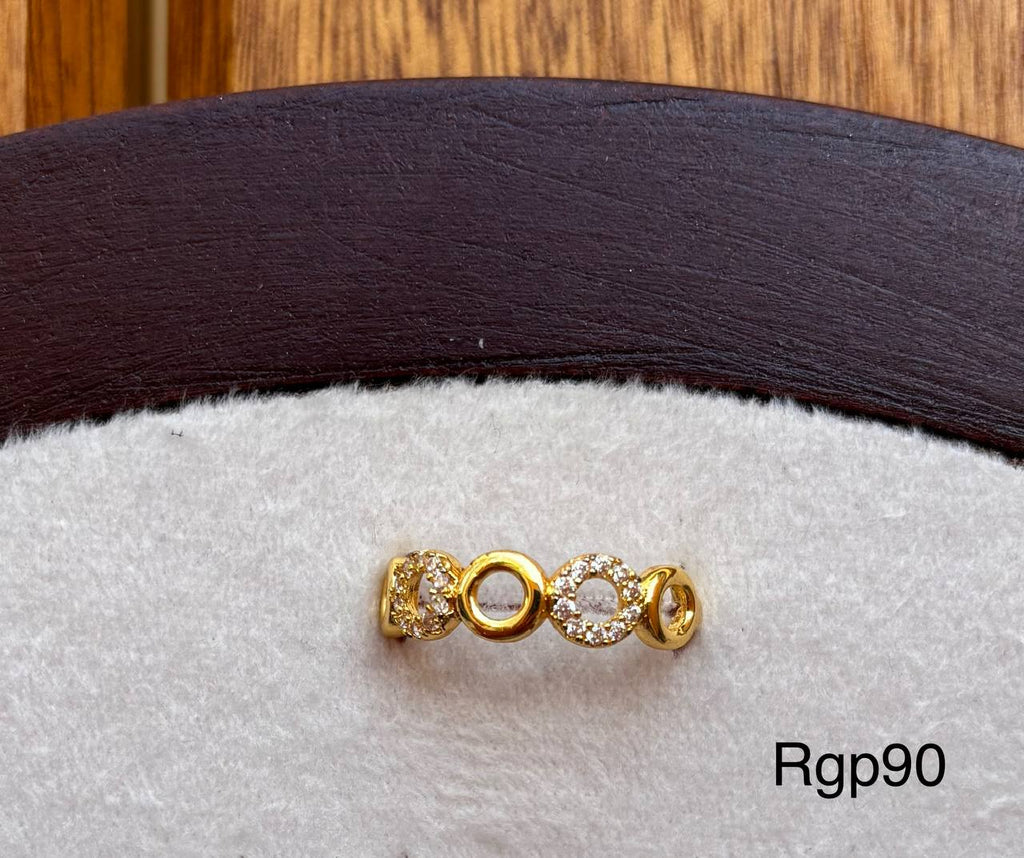 خاتم  free size 
gold plated ❤️🔥🔥
السعر ٤٠ (rgp90) دهبي
