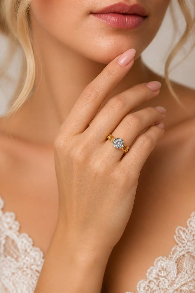 خاتم gold plated✨❤️
     Free size 
السعر ٦٠🔥❤️