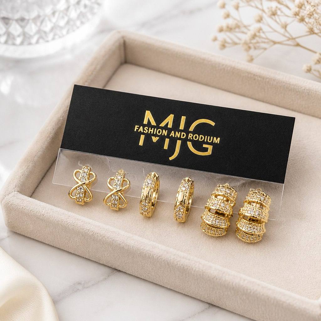 حلق مجموعه gold plated✨❤️
السعر ١٢٠ جديد