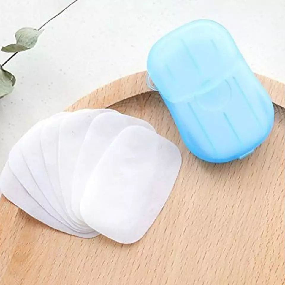 🧼🧼 علبة الصابون الورقي الميني وصلت من جديد 💕

شيتات صابون رقيقة جدًا في علبة صغيرة كيوت..

💧 العلبة فيها 20 ورقة صابون رقيقة
السعر ١٥